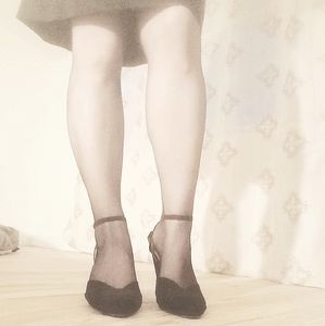 *Sold* wool & silk skirt